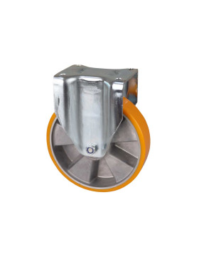RUEDA FIJA DE POLIURETANO CON LLANTA DE ALUMINIO DIÁMETRO 200 MM CARGA 500KG - S77AR 200