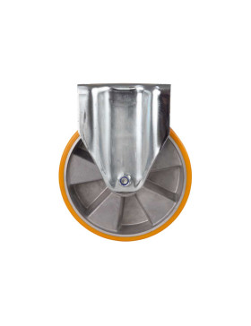 RUEDA FIJA DE POLIURETANO CON LLANTA DE ALUMINIO DIÁMETRO 200 MM CARGA 500KG - S77AR 200