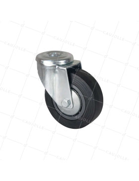 Rotante DE MANIPULACIÓN CLÁSICA DIÁMETRO 125 MM CARGA 125 KG A Orificio de fijación DE 12 MM - S06C 125R • Caujolle