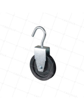 PULIDOR DE GANCHO DIÁMETRO 70 MM CARGA 60 KG PARA CABLE DE 9 MM - PC70B • Caujolle