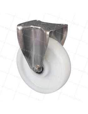 Rotante FIJA EN INOX 304 DIÁMETRO 200 MM CARGA 1000 KG - INOX FIJO RENF 200 • Caujolle
