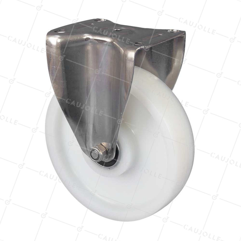 Rotante FIJA EN INOX 304 DIÁMETRO 200 MM CARGA 1000 KG - INOX FIJO RENF 200