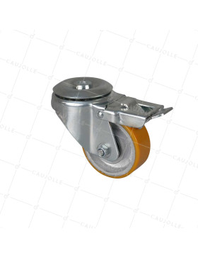 Rotante DE CRIC DE COCHE DIÁMETRO 80 MM A FRENO CARGA 225 KG - S74 O 80 SFPU AF • Caujolle