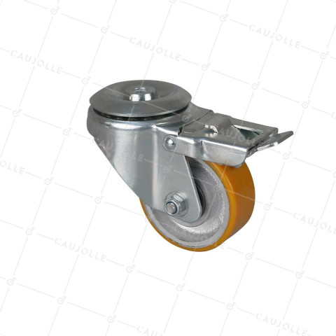 Rotante DE CRIC DE COCHE DIÁMETRO 80 MM A FRENO CARGA 225 KG - S74 O 80 SFPU AF • Caujolle