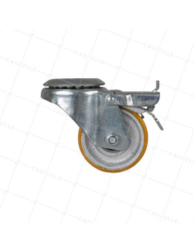 Rotante DE CRIC DE COCHE DIÁMETRO 80 MM A FRENO CARGA 225 KG - S74 O 80 SFPU AF