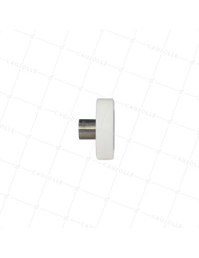 RUEDA DE GUÍA LINEAL EN POM DIÁMETRO 42 MM CON EJE ROSCADO M6 INOX 304