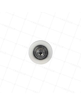 RUEDA DE GUÍA LINEAL EN POM DIÁMETRO 42 MM CON EJE ROSCADO M6 INOX 304