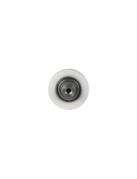 RUEDA DE GUÍA LINEAL EN POM DIÁMETRO 42 MM CON EJE ROSCADO M6 INOX 304