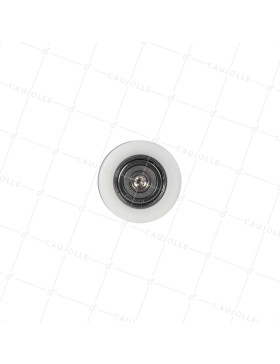 RUEDA DE GUÍA LINEAL EN POM DIÁMETRO 42 MM CON EJE ROSCADO M6 INOX 304