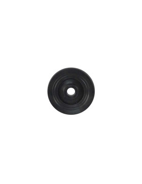 RUEDA POLIPROPILENO NEGRO DIÁMETRO 48 MM CARGA 30 KG EJE 8 MM - S2400P 50 A8 NEGRO
