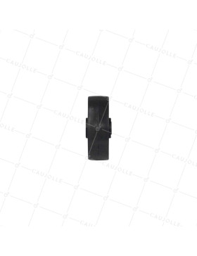 RUEDA POLIPROPILENO NEGRO DIÁMETRO 48 MM CARGA 30 KG EJE 8 MM - S2400P 50 A8 NEGRO