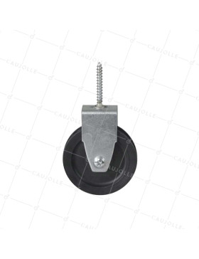POLEA CON TIRAFONDO TORNILLO PARA CABLE DE 8 MM DE DIÁMETRO 70 MM CARGA 60 KG - PTF70B