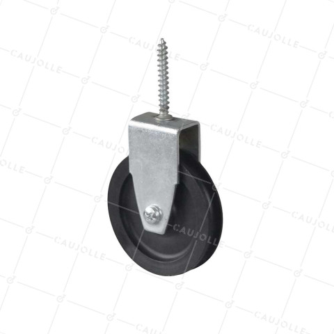 POLEA CON TORNILLO PARA CABLE DE 8 MM DE DIÁMETRO 70 MM CARGA 60 KG - PTF70B • Caujolle