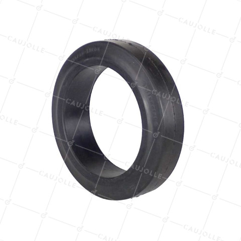 FRENO ACERO CAUCHO CONTINENTAL® ELÁSTICO DIÁMETRO 200 MM CARGA 400 KG - ANILLO CONTI ELÁSTICO 200/50-140 • Caujolle