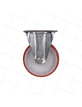Rotante FIJA DE MANUTENCIÓN EN NYLON/POLIURETANO DIÁMETRO 150 MM CARGA 300 KG - S75NP 150