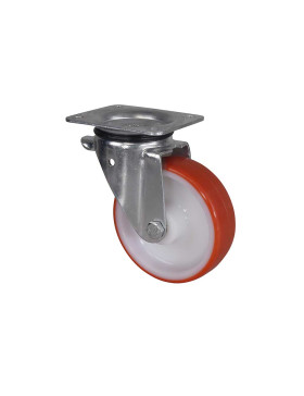 Rotante DE MANUTENCIÓN EN NYLON/POLIURETANO DIÁMETRO 150 MM CARGA 300 KG - S74NP 150