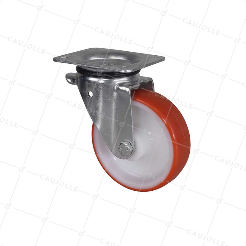 Rotante DE MANUTENCIÓN EN NYLON/POLIURETANO DIÁMETRO 150 MM CARGA 300 KG - S74NP 150
