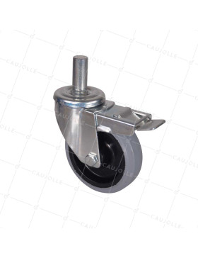 Rotante A Varilla lisa DE 22 MM NO MANCHADA PARA ANDAMIO TUBULAR - S06NS 125GRIS TAF ACERO 22X50 • Caujolle