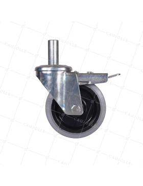 Rotante A Varilla lisa DE 22 MM NO MANCHADA PARA ANDAMIO TUBULAR - S06NS 125GRIS TAF ACERO 22X50