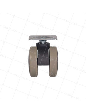 Rotante PARA PEQUEÑO MUEBLE ANTISONIDO Y ANTI MARCAS DIÁMETRO 50 MM CARGA 50 KG - S49C 50P
