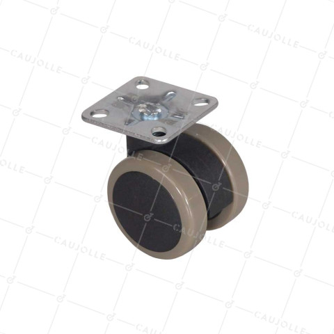 Rotante PARA PEQUEÑO MUEBLE ANTISONIDO Y ANTI MARCAS DIÁMETRO 50 MM CARGA 50 KG - S49C 50P • Caujolle
