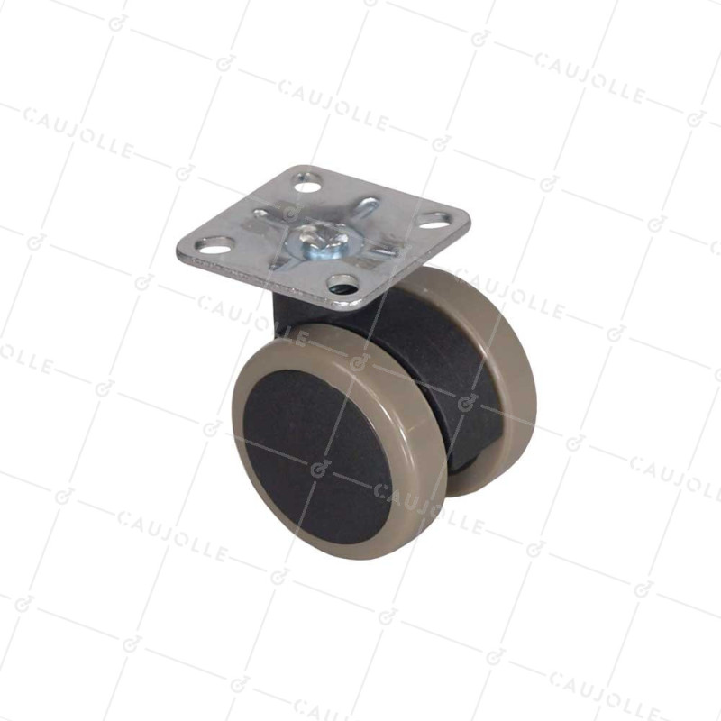 Rotante PARA PEQUEÑO MUEBLE ANTISONIDO Y ANTI MARCAS DIÁMETRO 50 MM CARGA 50 KG - S49C 50P
