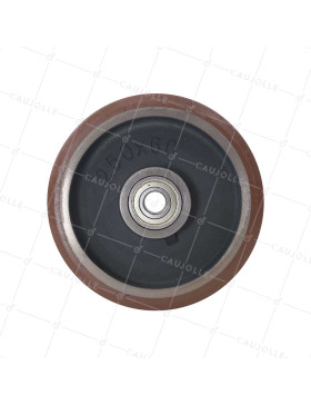Rueda DE POLIURETANO DE ALTA VELOCIDAD DIÁMETRO 250 MM CARGA 1500 KG- SFVK 250/60 RB25 LM65