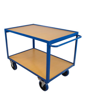 CARRITO DE COMPRAS Rueda ANTI MANCHAS CARGA 300 KG PLATAFORMA 1200X800