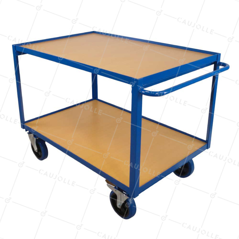 CARRITO DE COMPRAS Rueda ANTI MANCHAS CARGA 300 KG PLATAFORMA 1200X800