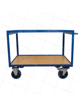 CARRITO DE COMPRAS Rueda ANTI MANCHAS CARGA 300 KG PLATAFORMA 1200X800