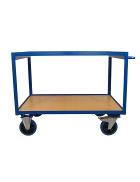 CARRITO DE COMPRAS Rueda ANTI MANCHAS CARGA 300 KG PLATAFORMA 1200X800