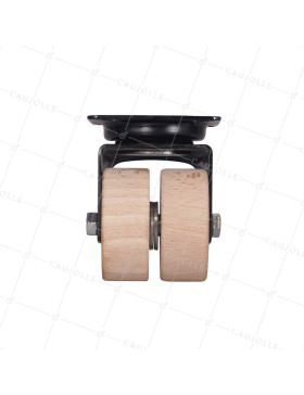 ROTANTE DE MADERA DIÁMETRO 50 MM CARGA 50 KG MADERA ORIGEN FRANCIA - S170 P NEGRA