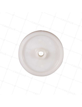 RUEDA DE NYLON DIÁMETRO 100 MM CARGA 175 KG PARA EJE DE 12 MM SIN COJINETE - S2450 100/30 LM40 L12 AF