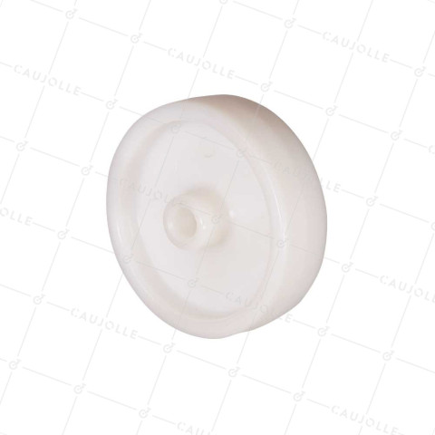 RUEDA DE NYLON DIÁMETRO 100 MM CARGA 175 KG PARA EJE DE 12 MM SIN COJINETE - S2450 100/30 LM40 L12 AF • Caujolle