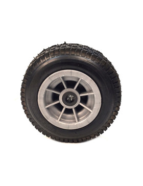 RUEDA INFLADA CON CLAVOS DIÁMETRO 310 MM CARGA 200KG EJE 20 MM - RUEDA DUMPER 13x5.00-6 L20/90