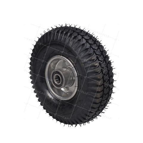 Rueda DE Carretilla de mano INFLADA REFORZADA PREMIUM DIÁMETRO 260 MM CARGA 250 KG EJE 25 MM - S2700B 260A25 • Caujolle