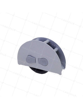 Rotante INCORPORABLE PARA PUERTA CORREDIZA DE MADERA 25 MM DE ANCHO CARGA 80 KG - NAPO 25 • Caujolle