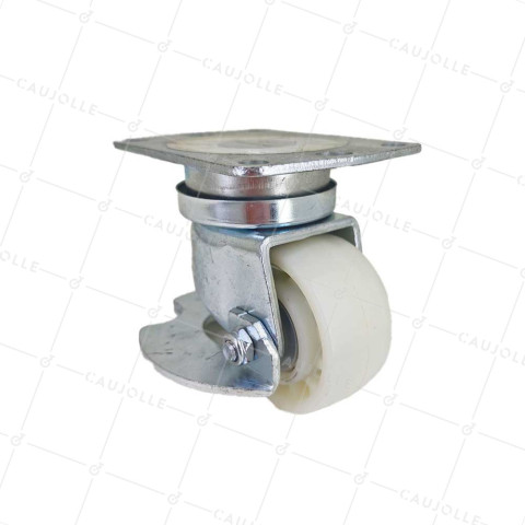 RUEDA GIRATORIA CON PROTECTOR DE PIES DIAMETO 70 MM CARGA 100 KG • Caujolle