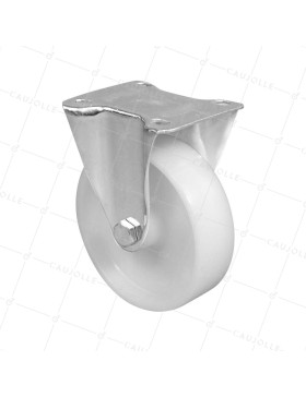 ROULETTE DE MANUTENTION EN NYLON DIAMETRE 125 MM CHARGE 125 KG - S7N 125L • Caujolle