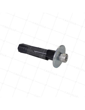 DOUILLE DE FIJACIÓN EXPANSIBLE EN INOX PARA TUBO CUADRADO DE 19 MM A 22 MM INTERIOR Y Rotante A AGUJERO DE 10 A 12 MM - DEX C19-22 INOX • Caujolle