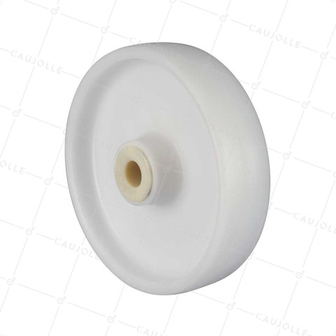Rueda POLIPROPILENO DIÁMETRO 200 MM CARGA 200 KG PARA EJE DE 20 MM - S2450P 200/49 LM60 L20 • Caujolle