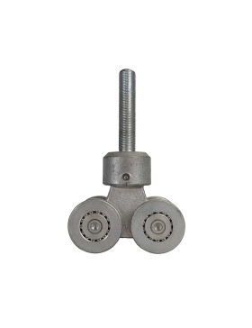 CARRO PIVOTANTE DE 4 RODILLOS PARA PUERTA CORREDIZA SUSPENDIDA DE 750KG - CARRO PIV 4 GAL GRANDE