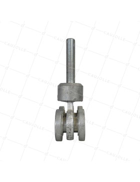 CARRO PIVOTANTE DE 4 RODILLOS PARA PUERTA CORREDIZA SUSPENDIDA DE 750KG - CARRO PIV 4 GAL GRANDE