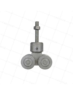 CARRO PIVOTANTE DE 4 RODILLOS PARA PUERTA CORREDIZA SUSPENDIDA DE 650KG - CARRO PIV 4 ROD MEDIO