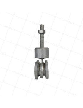 CARRO PIVOTANTE DE 4 RODILLOS PARA PUERTA CORREDIZA SUSPENDIDA DE 650KG - CARRO PIV 4 ROD MEDIO
