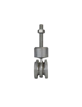 CARRO PIVOTANTE DE 4 RODILLOS PARA PUERTA CORREDIZA SUSPENDIDA DE 650KG - CARRO PIV 4 ROD MEDIO