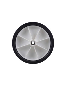 Rueda DE MANUTENCIÓN PVC LLANTA BLANCA DIÁMETRO 200 MM CARGA 100 KG EJE 20 MM - S2000PVC 200 A20 BLANCO