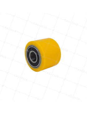 Rueda DE TRANSPALETTE DIÁMETRO 50 MM CARGA 130 KG EJE 15 MM BOLAS - GTP 50/40 LM40 RB15 • Caujolle