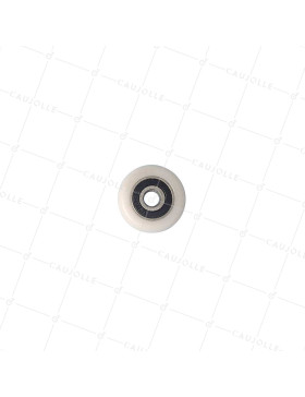 Rueda PUERTA DE DUCHA EN INOX DIÁMETRO 23 MM CARGA 10 KG
