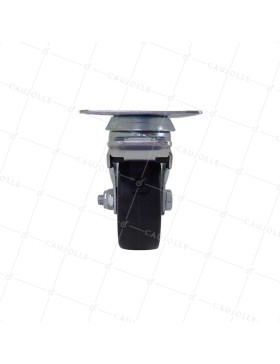 Rotante DE FRENOS DE CAUCHO SUAVE ANTI DESGASTE Y NO MANCHANTE DIÁMETRO 50MM CARGA 40 KG - S15.P 50BL DESCUENTO